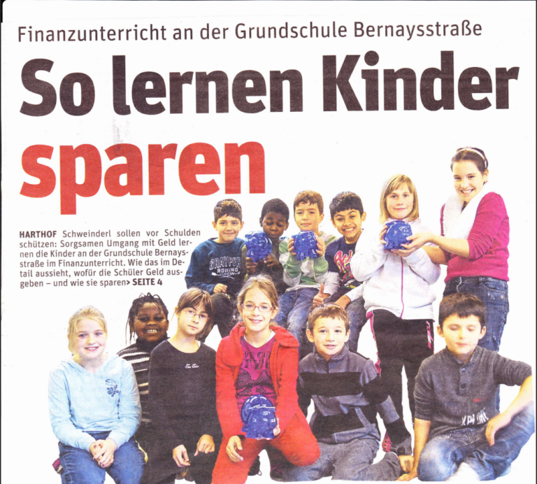 So lernen Kinder sparen – Aktion der Deutschen Lebensbrücke