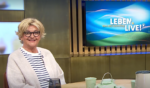 Saskia Vester im TV für die Frühstücksklubs der Kinderhilfe Deutsche Lebensbrücke