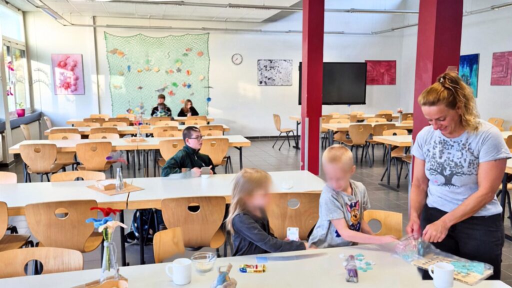 Hier gibt es nicht nur Frühstück, sondern auch Spaß und Spiel :-)