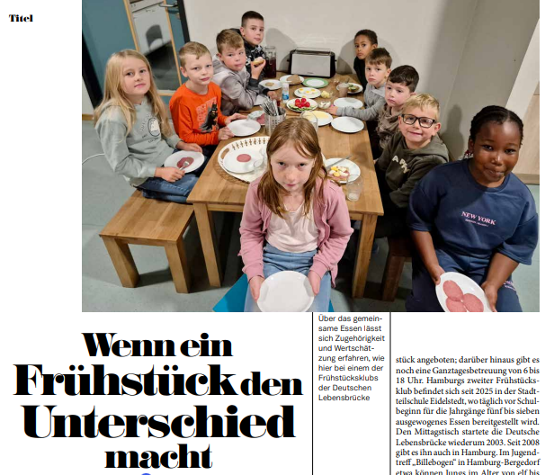 Hamburg: Wenn ein Frühstück den Unterschied macht